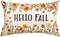 Autumn Flowers Thanksgiving Lumbar Outdoor Cushion Case Decoration